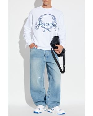 Moschino Jeans With Logo - Blue