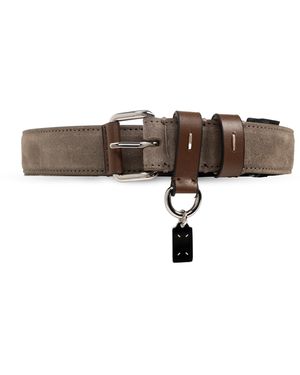 Maison Margiela Leather Belt - Grey