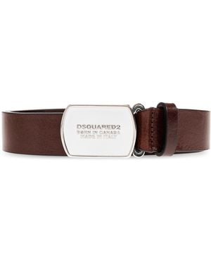 DSquared² Leather Belt - Brown
