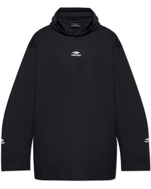 Balenciaga T-Shirt From The Skiwear Collection - Blue