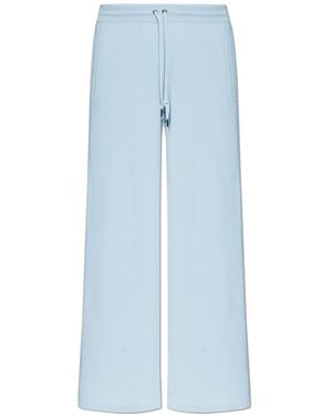 Versace Trousers With Flared Legs - Blue