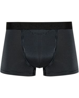 Hom "Simon" Boxer Briefs From The "Ho1" Collection - Black
