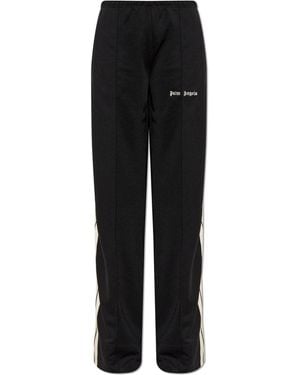 Palm Angels Wide-Leg Joggers - Black