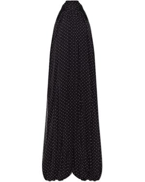 ROTATE BIRGER CHRISTENSEN Jumpsuit With Tie Detail - Black