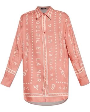 Balmain Printed Shirt - Pink