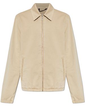 Paul Smith Cotton Jacket With Collar - Natural