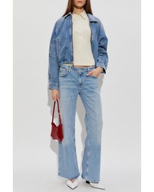 Agolde 'Dixon Cocoon' Denim Jacket - Blue