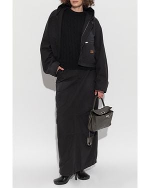 Balenciaga Hooded Jacket - Black