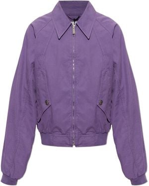 Versace Cotton Jacket - Purple