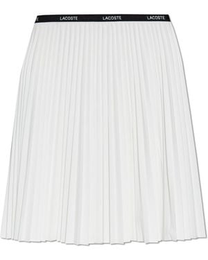 Lacoste Pleated Skirt - White