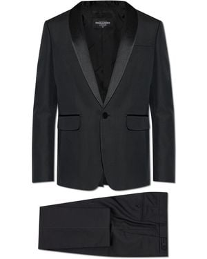 DSquared² Suit With Single Vent - Black