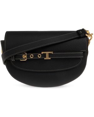 Tod's Leather 'Mini' Bag - Black