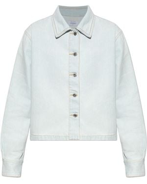 Off-White c/o Virgil Abloh Shirt With Logo - Blue