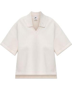 Nike Oversized Fit Polo - White
