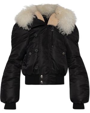 McQueen Jacket Type Bomber - Black