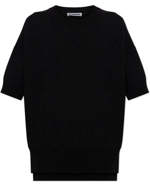 Jil Sander Loose-Fit Cashmere Top - Black