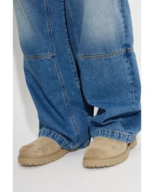 Birkenstock Highwood Slip On Mid Chelsea Boots - Blue