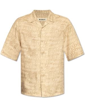 MISBHV Shirt With Logo - Natural