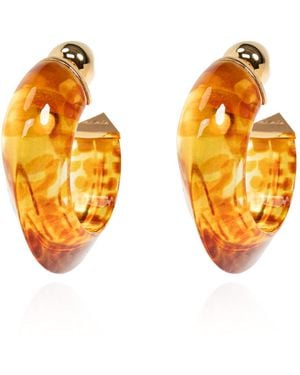 Alaïa Hoop Earrings - Orange