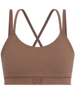 EA7 Short Training Top - Brown