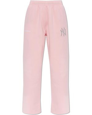 Sporty & Rich Joggers From The '47 & The New York Yankees' Collection - Pink