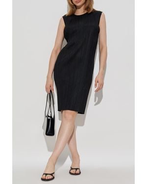 Pleats Please Issey Miyake Pleated Dress - Black
