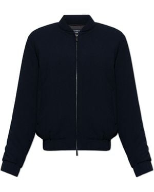 Emporio Armani Jacket With Pockets - Blue
