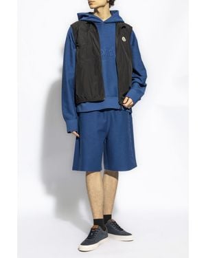 Moncler Cotton Shorts - Blue