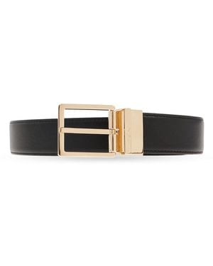 Brioni Braided Leather Belt - Black