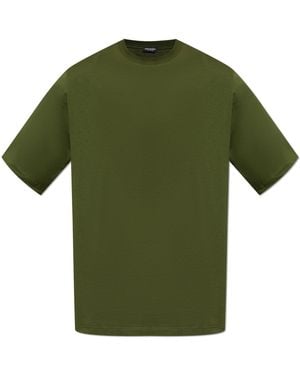 DSquared² Underwear T-Shirt With A Round Neckline - Green