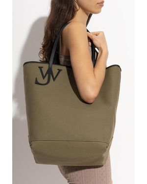 JW Anderson Handbag 'Tall Anachor Tote' - Green