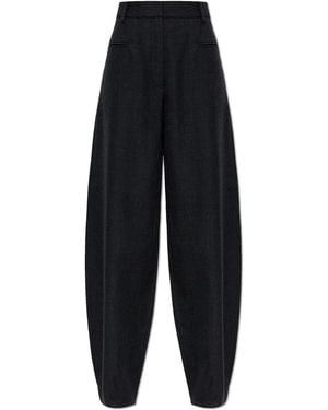 Ganni Wide-Leg Trousers - Black