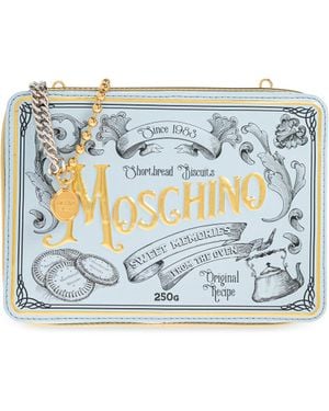 Moschino Handbag With Logo - Blue