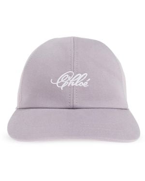 Chloé Baseball Cap - Purple