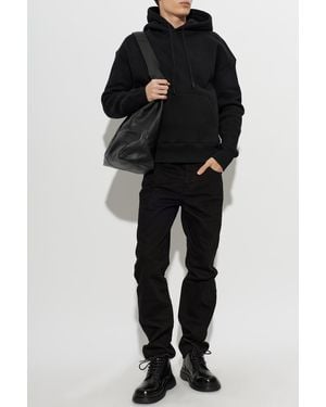Ami Paris Straight-Leg Jeans - Black