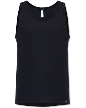 Hanro Ribbed Top - Black