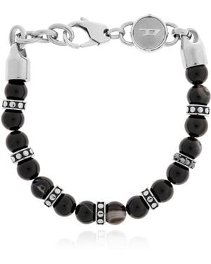 DIESEL Bracelet With Stones - White