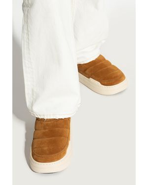 Moon Boot Snow Boots Park Soft Suede - White