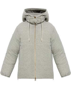 Moncler 'Vivante' Wool Down Jacket - Grey
