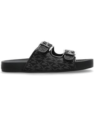 MICHAEL Michael Kors Slides 'Byers' - Black