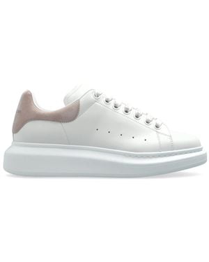 McQueen Leather Sports Shoes - White