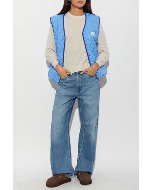 American Vintage Insulated Vest 'Yupibam' - Blue