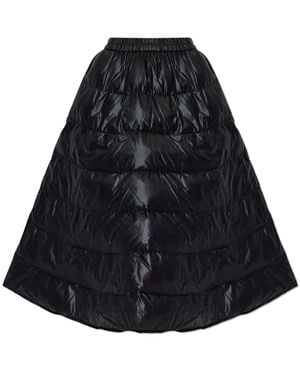 Moncler Down Skirt With Pockets - Black