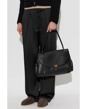 Ferragamo Leather Bag "Sofia 2026 Large" - Black
