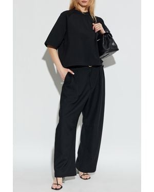 Moose Knuckles T-Shirt With Sleeve Pocket - Black