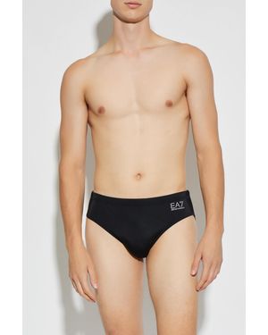 EA7 Swim Briefs - Black