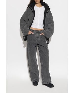 Alexander Wang Oversized Fleece Pullover - Black