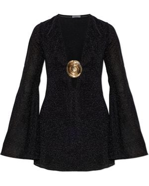 Oséree Dress With Lurex Thread - Black