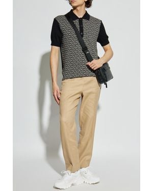 Balmain Creased Pants - Natural