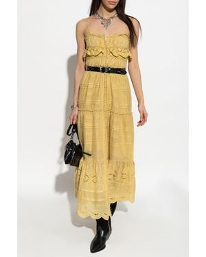 Isabel Marant Strap Dress 'Paule' - Yellow